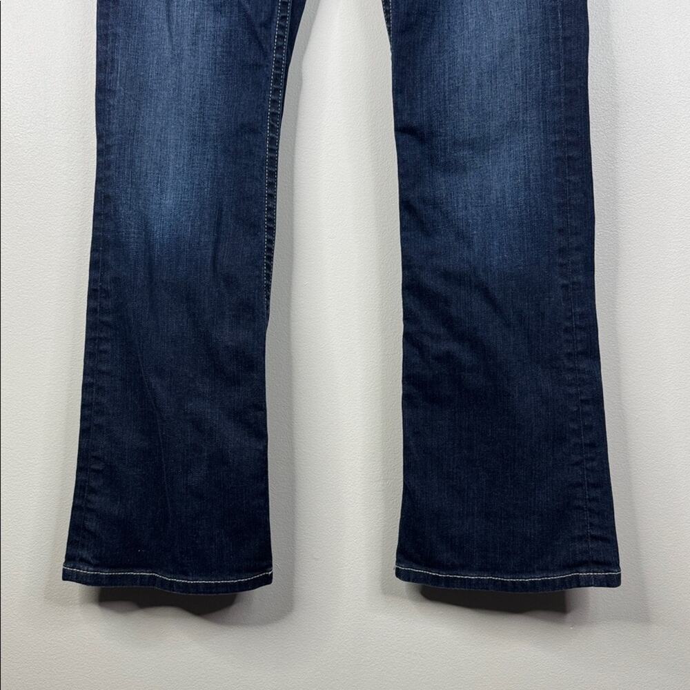 BKE Sabrina Low Rise Bootcut Jeans 26 Dark Wash Stretch Denim Western Y2K Slim - Picture 5 of 10